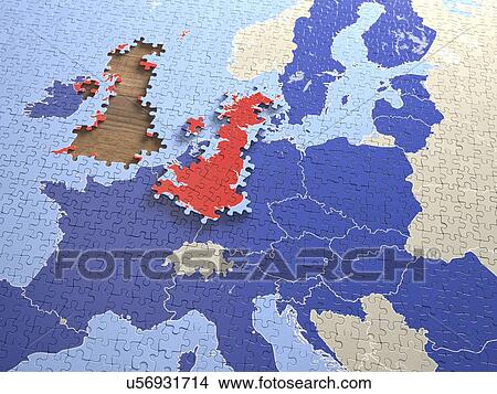United Kingdom and European Union jigsaw puzzle, illustratio View Large Photo Image Picture - United Kingdom and European Union jigsaw puzzle, illustratio. Fotosearch