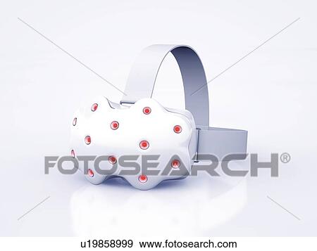 Stock Photo - Virtual reality headset, illustration. Fotosearch