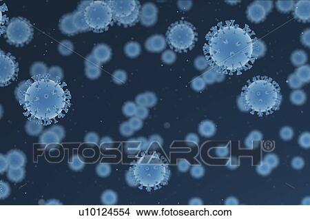 Viruses, illustration View Large Photo Image Picture - Viruses, illustration. Fotosearch