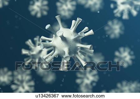 Viruses, illustration View Large Photo Image Stock Photo - Viruses, illustration. Fotosearch