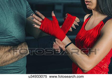 Wrapping hands for box View Large Photo Image Stock Photography - Wrapping hands for box. Fotosearch