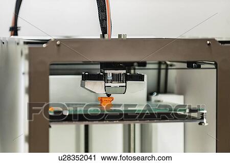 Stock Image - 3d printer. Fotosearch