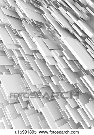 Stock Photography - Abstract overlapping squares, illustration. Fotosearch