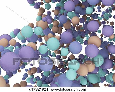Stock Image - Abstract spheres, illustration. Fotosearch