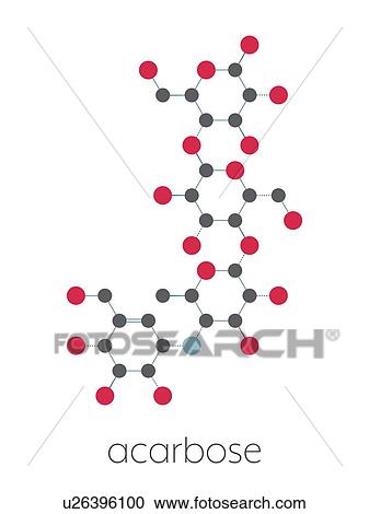 Acarbose diabetes drug, molecular model View Large Photo Image Stock Image - Acarbose diabetes drug, molecular model. Fotosearch