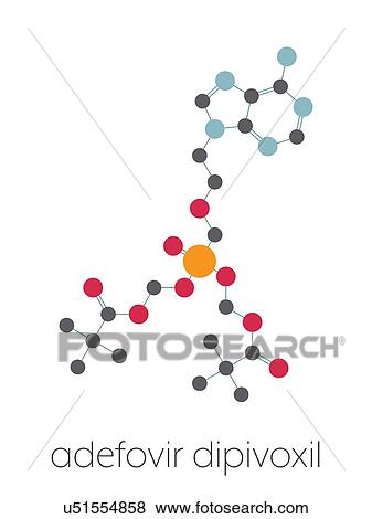 Adefovir dipivoxil hepatitis B and HSV drug, molecular model View Large Photo Image Stock Photo - Adefovir dipivoxil hepatitis B and HSV drug, molecular model. Fotosearch