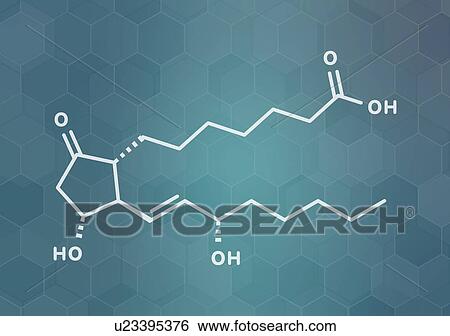 Stock Photograph - Alprostadil erectile dysfunction drug, molecular model. Fotosearch