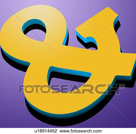 Stock Image - Ampersand, illustration. Fotosearch