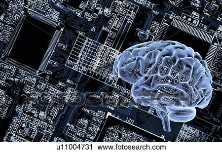Stock Image - Artificial intelligence, conceptual image. Fotosearch