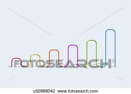 Ascending graph, illustration View Large Photo Image Stock Image - Ascending graph, illustration. Fotosearch