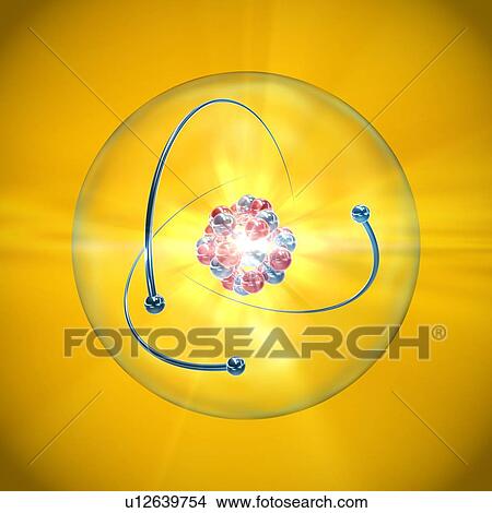Atom, illustration View Large Photo Image Picture - Atom, illustration. Fotosearch