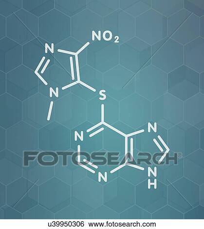 Azathioprine immunosuppressive drug, molecular model View Large Photo Image Stock Photograph - Azathioprine immunosuppressive drug, molecular model. Fotosearch