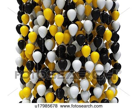 Stock Photo - Balloon column, illustration. Fotosearch
