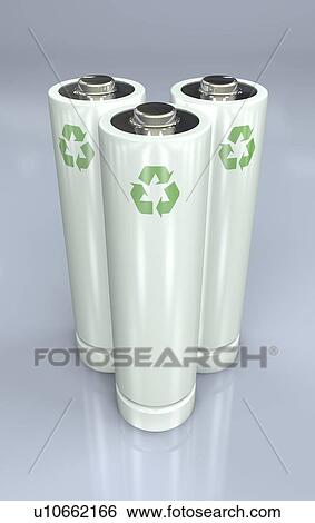 Battery recycling, conceptual illustration View Large Photo Image Stock Photograph - Battery recycling, conceptual illustration. Fotosearch