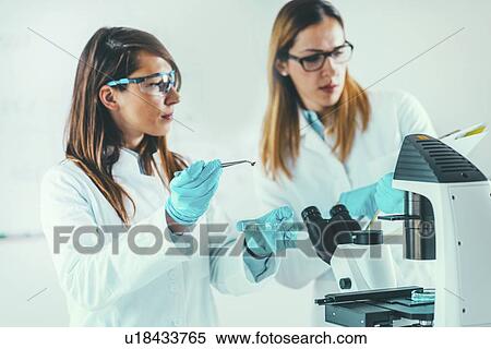 Stock Photography - Biotechnology research. Fotosearch