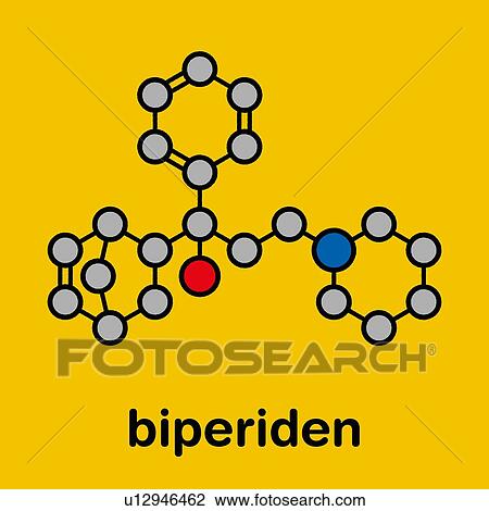Biperiden Parkinson's disease drug, molecular model View Large Photo Image Stock Image - Biperiden Parkinson's disease drug, molecular model. Fotosearch