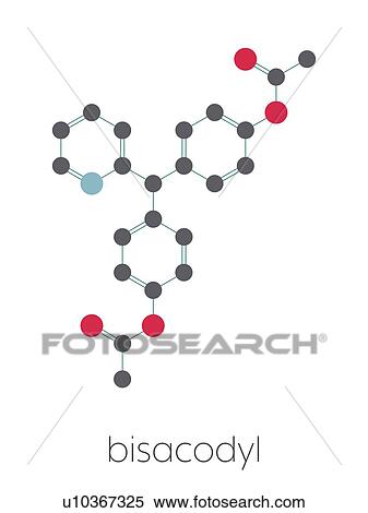 Bisacodyl laxative drug, molecular model View Large Photo Image Stock Photography - Bisacodyl laxative drug, molecular model. Fotosearch