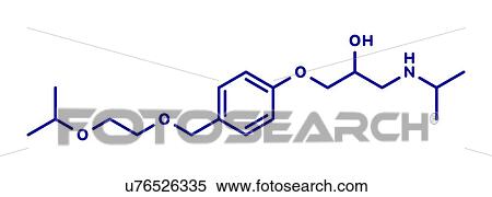 Bisoprolol beta blocker drug, molecular model View Large Photo Image Stock Photography - Bisoprolol beta blocker drug, molecular model. Fotosearch
