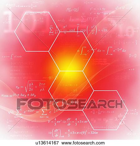 Stock Photo - Blank chemical elements and formulae, illustration.. Fotosearch
