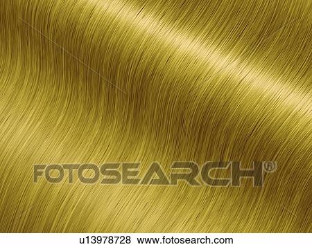 Stock Photo - Blonde hair, illustration. Fotosearch