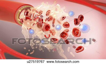 Stock Photo - Blood components, illustration. Fotosearch