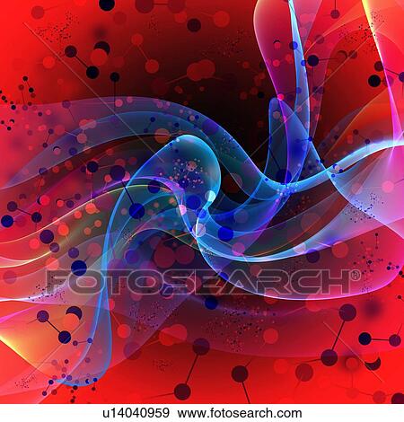 Blue swirls against red background, illustration. View Large Photo Image Stock Photo - Blue swirls against red background, illustration.. Fotosearch