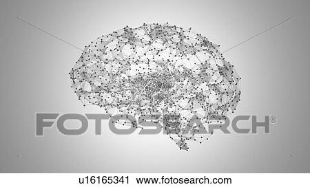 Stock Image - Brain neural network, illustration. Fotosearch