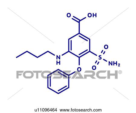 Bumetanide heart failure drug, molecular model View Large Photo Image Picture - Bumetanide heart failure drug, molecular model. Fotosearch