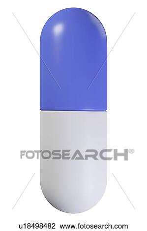 Stock Image - Capsule, illustration. Fotosearch