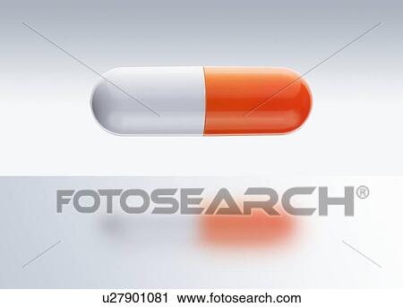 Stock Image - Capsule, illustration. Fotosearch