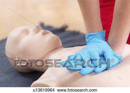 Picture - Cardiopulmonary resuscitation. Fotosearch