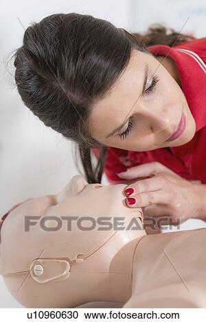 Cardiopulmonary resuscitation training View Large Photo Image Stock Image - Cardiopulmonary resuscitation training. Fotosearch