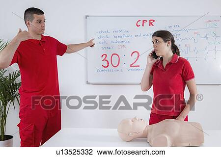 Cardiopulmonary resuscitation training View Large Photo Image Stock Image - Cardiopulmonary resuscitation training. Fotosearch