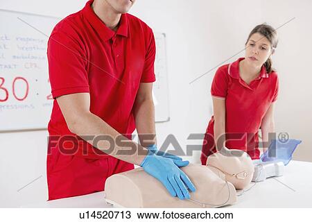 Cardiopulmonary resuscitation training View Large Photo Image Stock Image - Cardiopulmonary resuscitation training. Fotosearch