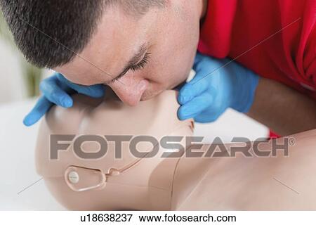Cardiopulmonary resuscitation training View Large Photo Image Stock Photo - Cardiopulmonary resuscitation training. Fotosearch