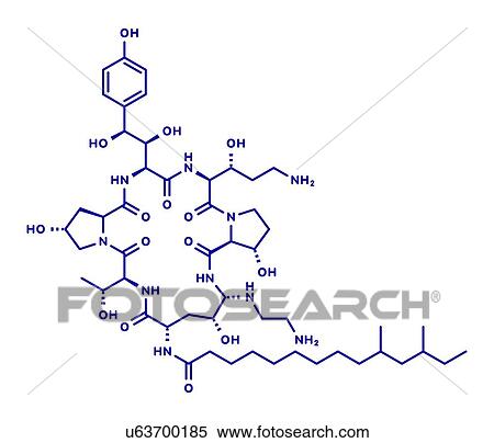 Caspofungin antifungal drug, molecular model View Large Photo Image Stock Photography - Caspofungin antifungal drug, molecular model. Fotosearch