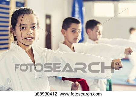 Children in taekwondo class View Large Photo Image Stock Image - Children in taekwondo class. Fotosearch