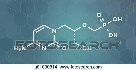 Cidofovir cytomegalovirus drug, molecular model View Large Photo Image Picture - Cidofovir cytomegalovirus drug, molecular model. Fotosearch