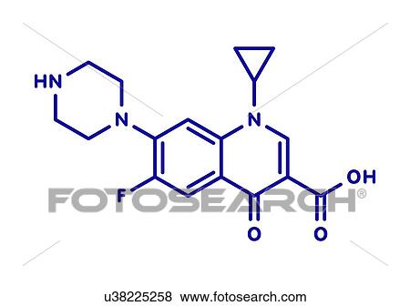 Ciprofloxacin antibiotic drug, molecular model View Large Photo Image Stock Photo - Ciprofloxacin antibiotic drug, molecular model. Fotosearch