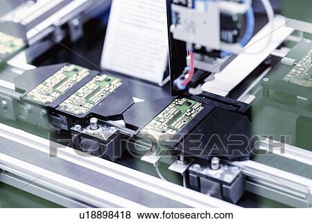 Stock Photo - Circuit board plotter. Fotosearch