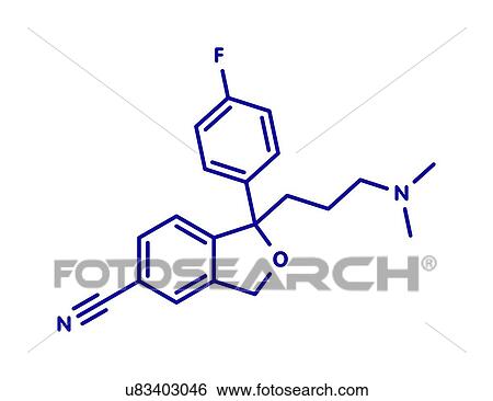 Citalopram anti-depressant drug, molecular model View Large Photo Image Stock Photograph - Citalopram anti-depressant drug, molecular model. Fotosearch