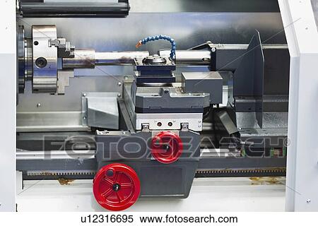 Stock Photography - CNC lathe. Fotosearch