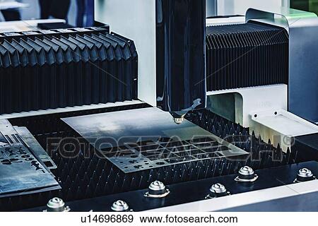 CNC metal cutting laser machine View Large Photo Image Stock Photo - CNC metal cutting laser machine. Fotosearch