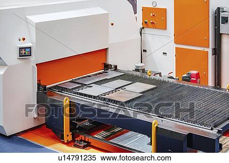 Stock Photography - CNC turret punch press machine. Fotosearch