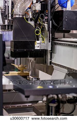 Stock Photo - CNC woodworking machine. Fotosearch