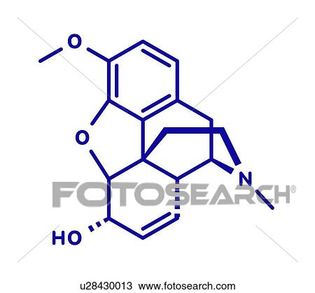 Codeine pain and cough relief drug, molecular model View Large Photo Image Stock Image - Codeine pain and cough relief drug, molecular model. Fotosearch