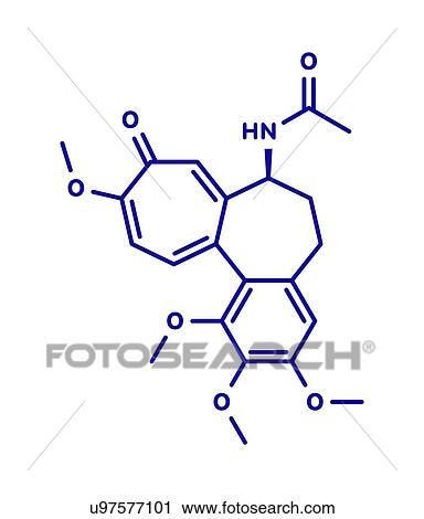 Colchicine gout drug, molecular model View Large Photo Image Stock Image - Colchicine gout drug, molecular model. Fotosearch