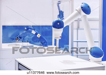 Stock Photograph - Collaborative industrial robot. Fotosearch