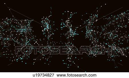 Stock Photo - Complex network, illustration. Fotosearch