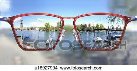 Picture - Corrective glasses, illustration. Fotosearch